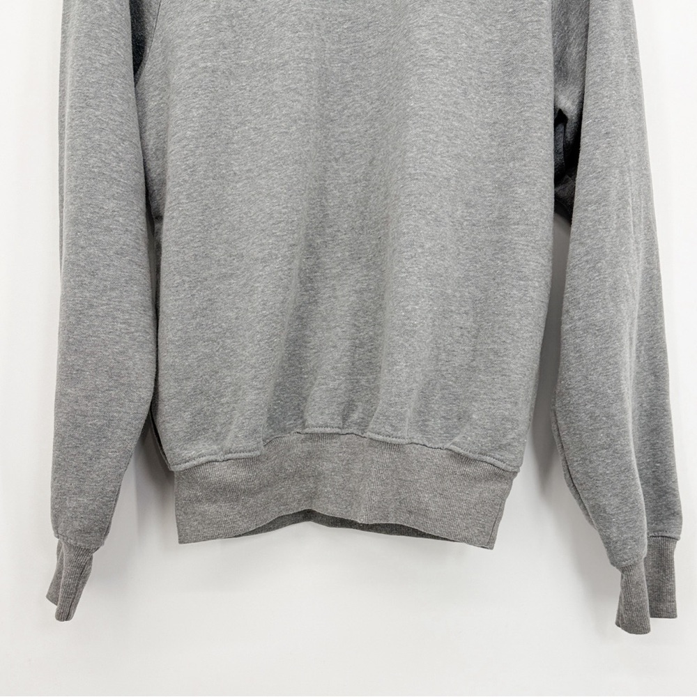 The North Face Mens Gray Fleece Crewneck Sweatshirt Small Warm Pullover S Casual - Picture 3 of 9